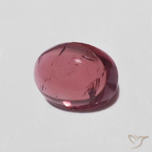 1.25 ct Purple Tourmaline Stone, Natural Tourmaline in Oval Cabochon Shape for Sale