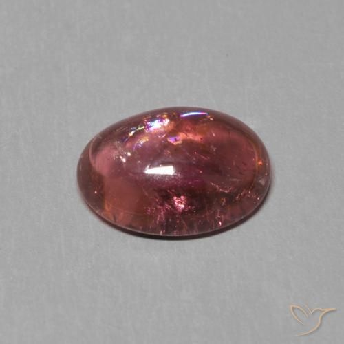 Tourmaline Gemstone in 8 x 6 mm (calibrated) Size for Sale, Tourmaline Stone in Medium Red Color