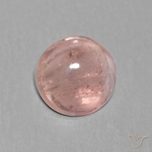 1.02ct Natural Light Pink Tourmaline, Round, Transparent, Photo A