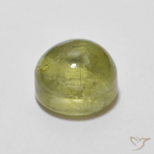 Tourmaline Gemstone in 6 mm (calibrated) Size for Sale, Tourmaline Stone in Greenish Yellow Color