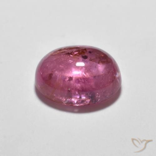 Tourmaline Gemstone in 7.9 x 6.3 mm Size for Sale, Tourmaline Stone in Hot Pink Color