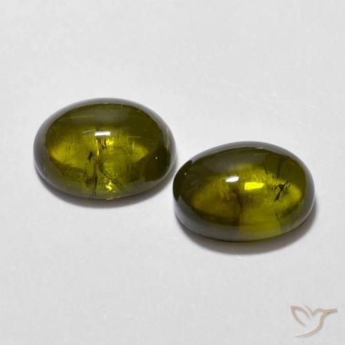Tourmaline Gemstones in 8 x 6 mm (calibrated) Size for Sale, Tourmaline Stones in Deep Golden Brown Color