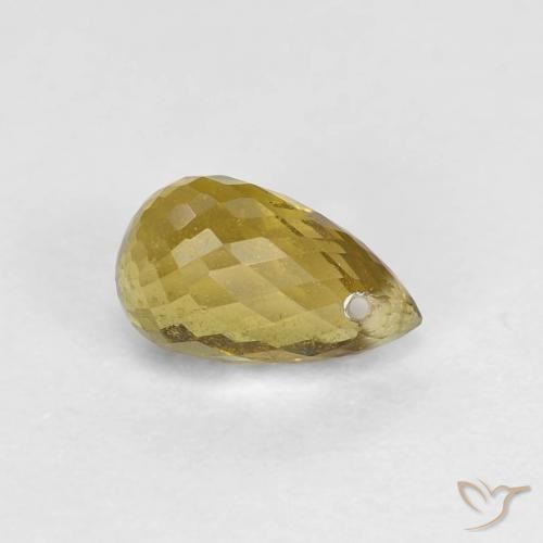 Tourmaline Gemstone in 6.9 x 4.4 mm Size for Sale, Tourmaline Stone in Earthy Gold Color