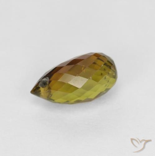 0.80ct Natural Warm Brown Tourmaline, Briolette, VS-SI