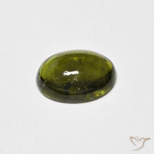 Tourmaline Gemstone in 8 x 6 mm (calibrated) Size for Sale, Tourmaline Stone in Yellowish Green Color