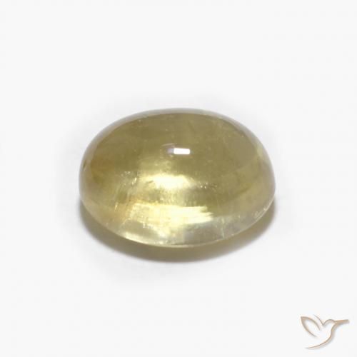 Tourmaline Gemstone in 8 x 6 mm (calibrated) Size for Sale, Tourmaline Stone in Pale Yellow Color