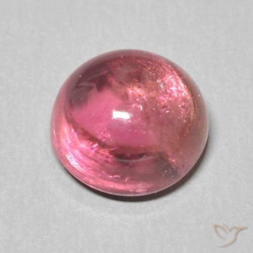 Tourmaline Gemstone in 6 mm (calibrated) Size for Sale, Tourmaline Stone in Hot Pink Tone Color