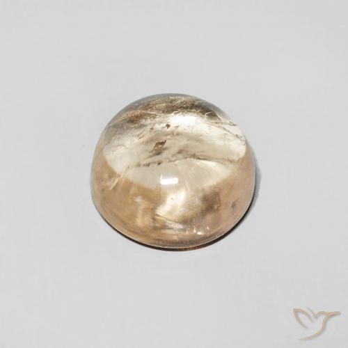 Tourmaline Gemstone in 6.5 mm (calibrated) Size for Sale, Tourmaline Stone in Light Yellow Color