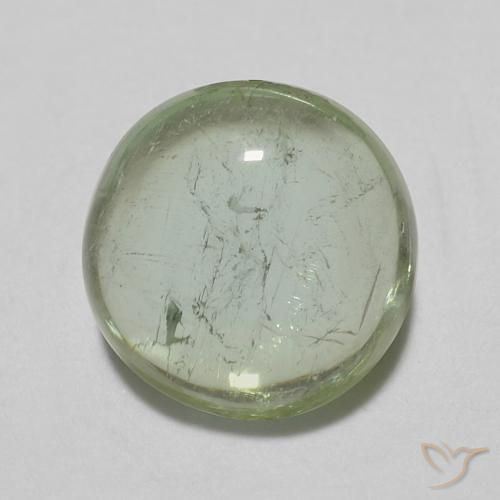 1.13ct Natural Medium-Light Green Tourmaline, Round, Transparent