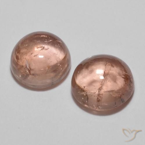 2.23ctw Natural Light Pink Tourmaline, Round, Transparent
