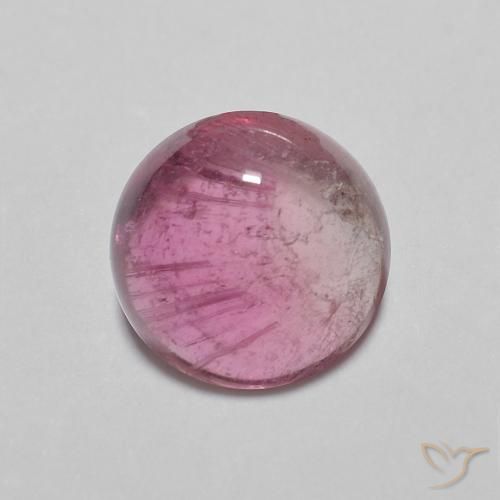 1.15ct Natural Medium Pink Tourmaline, Round, Transparent