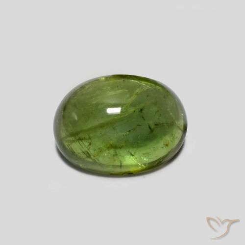 1.41ct Natural Medium Green Tourmaline, Oval, Transparent
