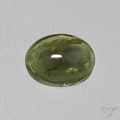 1.13ct Natural Forest Green Tourmaline, Oval, Transparent