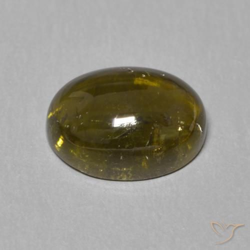 Tourmaline Gemstone in 8 x 6 mm (calibrated) Size for Sale, Tourmaline Stone in Yellowish Green Color