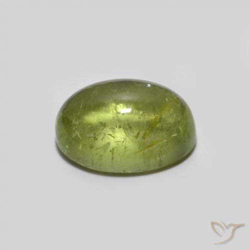 Tourmaline Gemstone in 8 x 6 mm (calibrated) Size for Sale, Tourmaline Stone in Olive Green Color