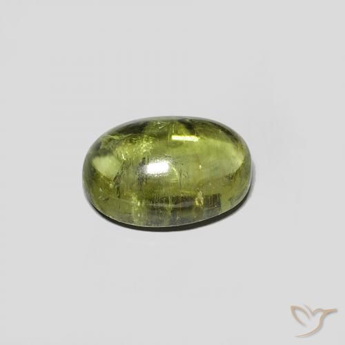 Tourmaline Gemstone in 8 x 6 mm (calibrated) Size for Sale, Tourmaline Stone in Yellowish Green Color