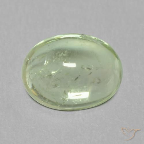 1.62ct Natural Light Green Tourmaline, Oval, Transparent