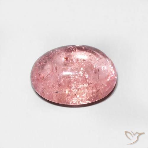 Tourmaline Gemstone in 9 x 7 mm (calibrated) Size for Sale, Tourmaline Stone in Medium Pink Color