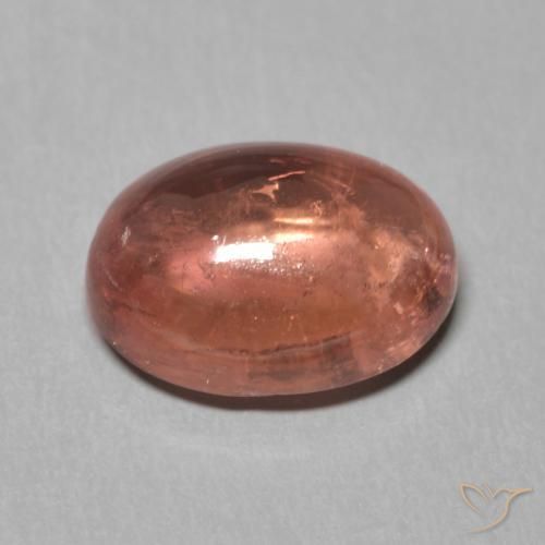 Tourmaline Gemstone in 9 x 7 mm (calibrated) Size for Sale, Tourmaline Stone in Medium Red Color