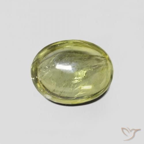 2.08ct Natural Warm Earthy Green Tourmaline, Oval, Transparent