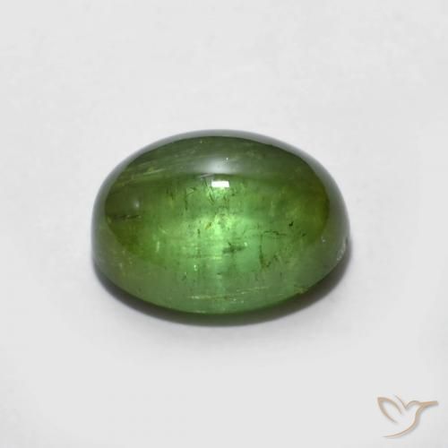 Tourmaline Gemstone in 9 x 7 mm (calibrated) Size for Sale, Tourmaline Stone in Medium Green Color