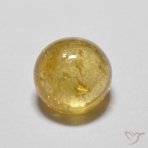1.72ct Natural Honey Yellow Tourmaline, Round, Transparent