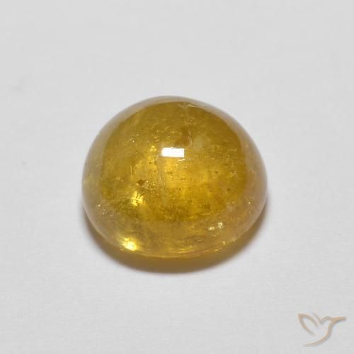 Tourmaline Gemstone in 7 mm (calibrated) Size for Sale, Tourmaline Stone in Honey Yellow Color