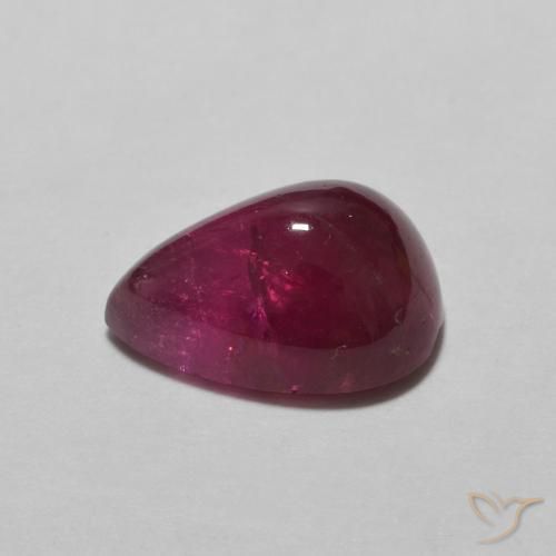 Tourmaline Gemstone in 10 x 7 mm (calibrated) Size for Sale, Tourmaline Stone in Pinkish Red Color