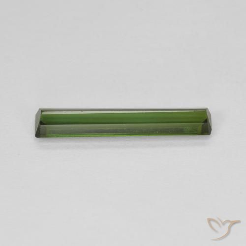 Tourmaline Gemstone in 15.7 x 3.2 mm Size for Sale, Tourmaline Stone in Deep Green Color