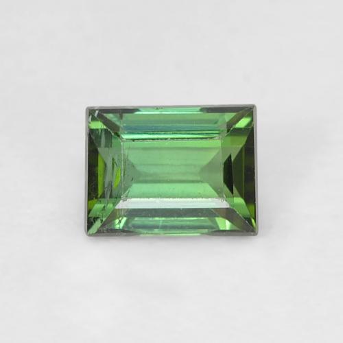 0,46ct Baguette sfaccettata verde Tormalina dalla Tanzania, Dimension 4,9 x 3,7mm, Natural non trattati Gemstone, VS Clarity, 1 piece Tormalina in Verde Color, Mohs Hardness of 7 - 7,5 adatto per gioielli da indossare ogni giorno, Pietra portafortuna di ottobre, Photo A
