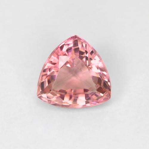 Tourmaline Trillion en damier des États-Unis 0,5 ct, dimension 5,2 x 5,1mm, pureté vvs, pierre gemme naturelle Non traité, 1 pièce de tourmaline de couleur Rose clair, dureté Mohs de 7 à 7.5 convient aux bijoux de tous les jours, pierre de sagesse, Pierre réceptive, Photo A