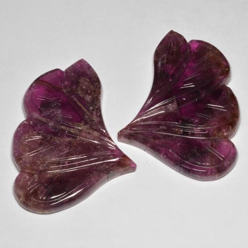 97.36 ct Loose Multicolor Tourmaline, 43.6 x 29.3 mm Carved From Mozambique, Photo A