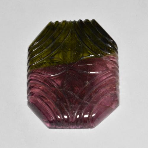 Tourmaline Gemstone in 35.4 x 25.9 mm Size for Sale, Tourmaline Stone in Multicolor Color