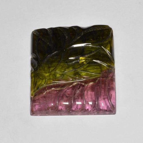 25.45ct Natural Multicolor Tourmaline, Baguette, Translucent