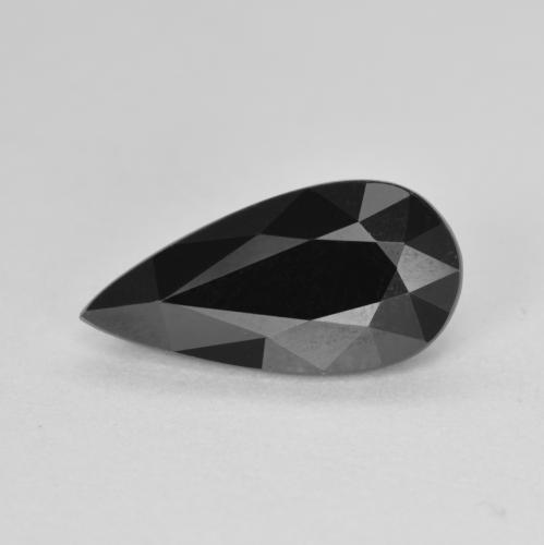 2,61ct Sfaccettatura a pera nero Tormalina dal Mozambico, Dimension 13,1 x 6,6mm, Natural non trattati Gemstone, Opaque Clarity, 1 piece Tormalina in Schorl Color, Mohs Hardness of 7 - 7,5 adatto per gioielli da indossare ogni giorno, Simboleggia la protezione, Photo A
