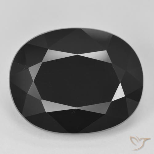 Tourmaline Schorl Ovale 21,48 ct du Mozambique, Dimension 20,2 x 16mm, Pierre gemme naturelle Non traité, pureté Opaque , 1 pièce de tourmaline oval facet, dureté de Mohs de 7 à 7.5 convient aux bijoux de tous les jours, pierre de sagesse, Pierre réceptive, Photo A