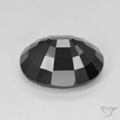 Tourmaline Gemstone in 14.9 x 12.2 mm Size for Sale, Tourmaline Stone in Schorl Color
