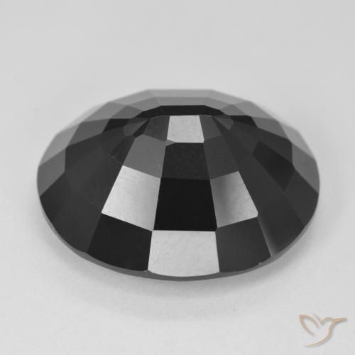 Tourmaline Gemstone in 19.2 x 16.1 mm Size for Sale, Tourmaline Stone in Schorl Color