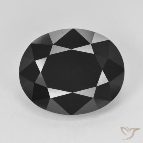 13.62ct Natural Schorl Tourmaline, Oval, Opaque