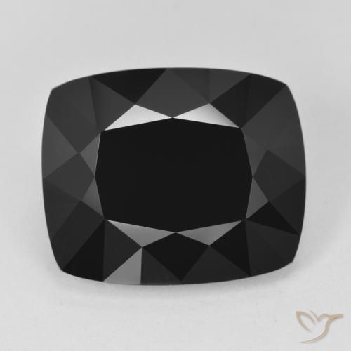 16.37ct Natural Schorl Tourmaline, Cushion, Opaque