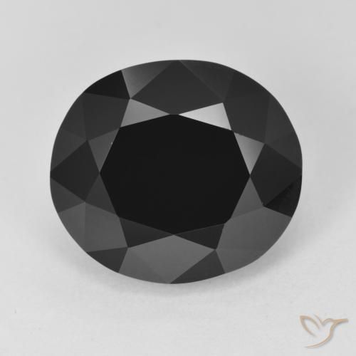 12.09ct Natural Schorl Tourmaline, Oval, Opaque