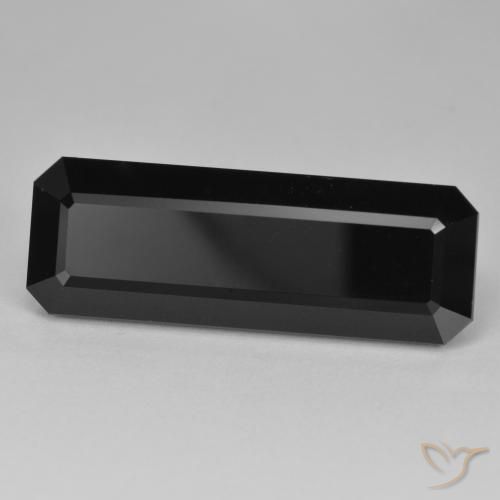 34.34ct Natural Schorl Tourmaline, Emerald Cut, Opaque