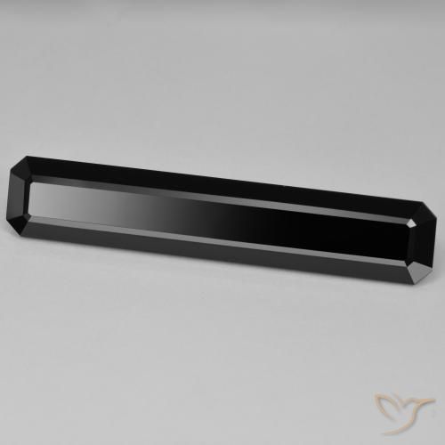 27.92ct Natural Schorl Tourmaline, Emerald Cut, Opaque