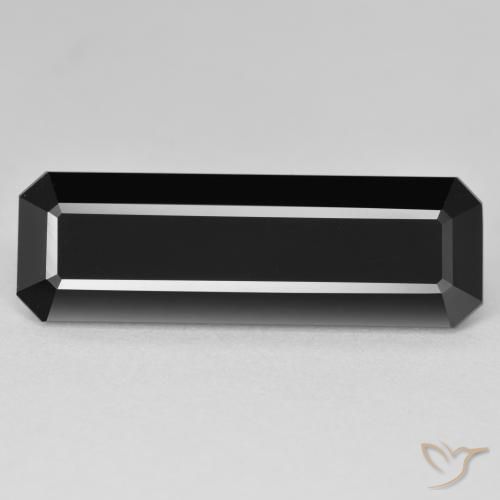 11.81ct Natural Schorl Tourmaline, Emerald Cut, Opaque