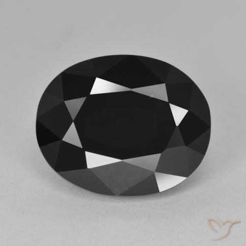13.06ct Natural Schorl Tourmaline, Oval, Opaque