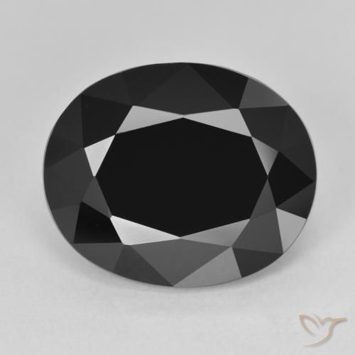 12.08ct Natural Schorl Tourmaline, Oval, Opaque