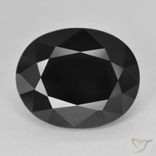 13.74ct Natural Schorl Tourmaline, Oval, Opaque