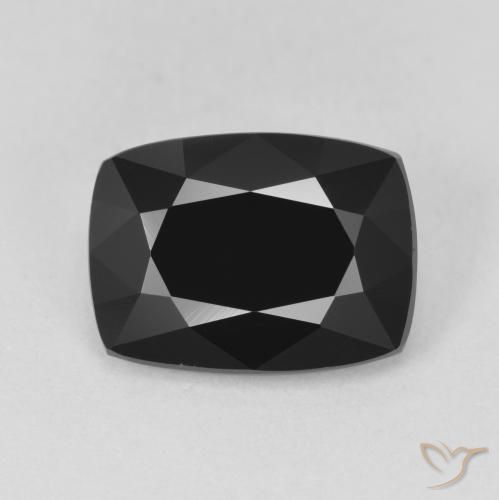 Tormalina nera da 3,93 ct, taglio a cuscino da 11,5 x 8,5 mm dal Mozambico, Photo A