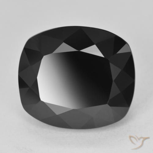 15.06ct Natural Schorl Tourmaline, Cushion, Opaque