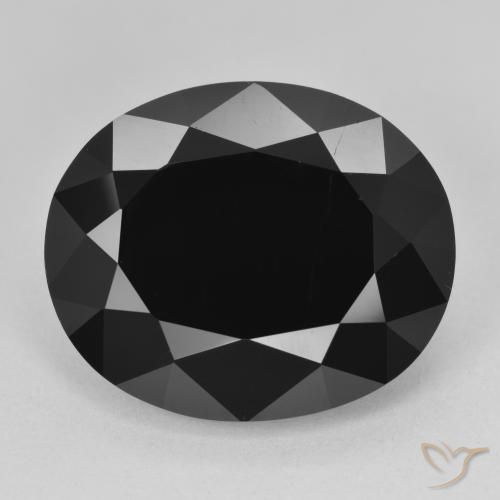 19.60ct Natural Schorl Tourmaline, Oval, Opaque